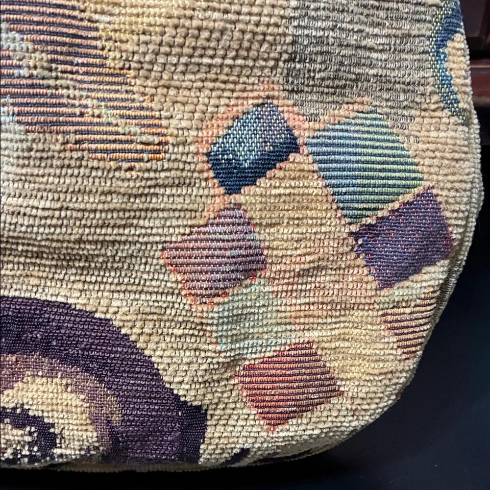 Multicolor Patterned vintage Women's shoulder carpet Bag